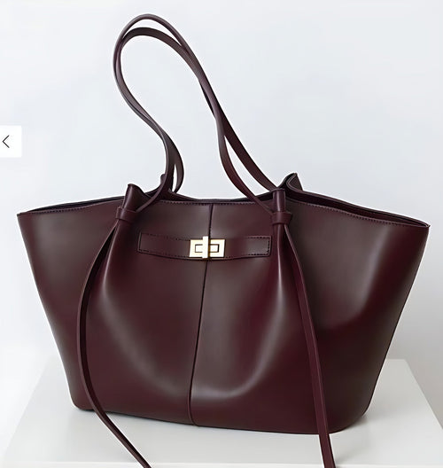 Women's Winged PU Tote Bag