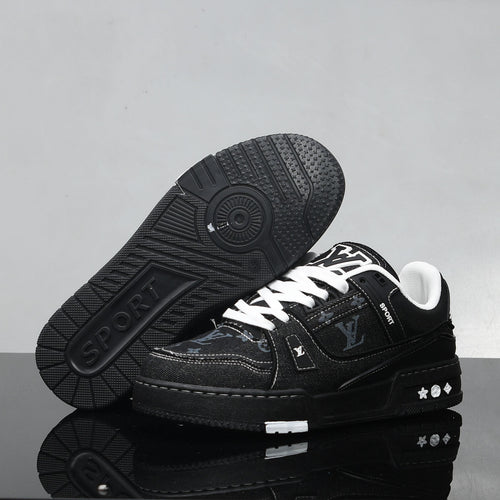 Men's Graphic Platform Sneakers