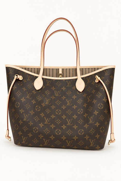 Patterned Chain Trim Tote Bag