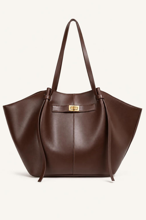 Women's Winged PU Tote Bag