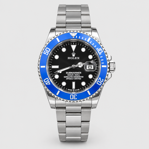 Bold-Color Round Bezel Watch