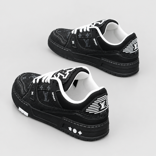 Men's Graphic Platform Sneakers