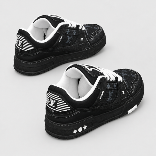 Men's Graphic Platform Sneakers