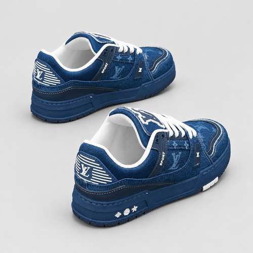 Men's Graphic Platform Sneakers