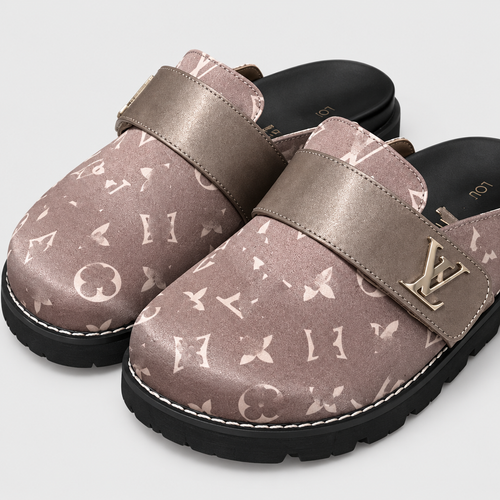 Unisex Patterned Platform Clog Mules