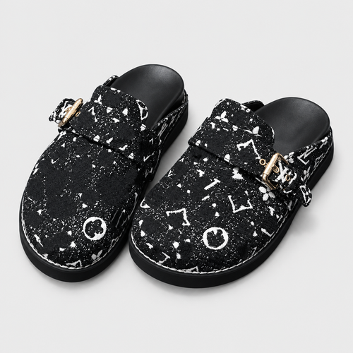 Unisex Patterned Clog Mules