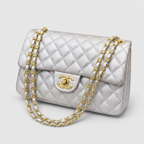 Embroidered Quilted Crossbody Bag