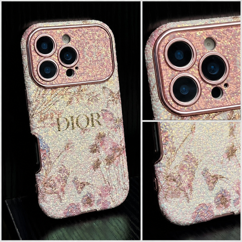 Women's Sparkling Diamond Flower Phone Case for iPhone