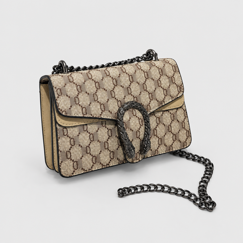 Retro Quilted Chain Crossbody Bag