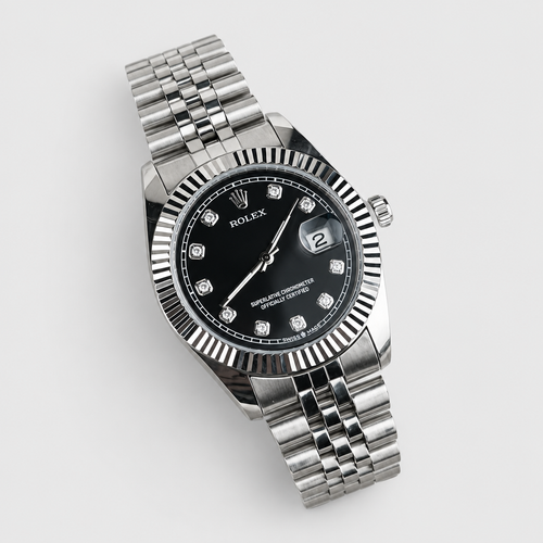 Fluted-Bezel Decorative Marker Watch