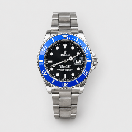 Bold-Color Round Bezel Watch