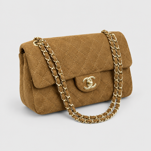 Retro Quilted Chain Crossbody Bag
