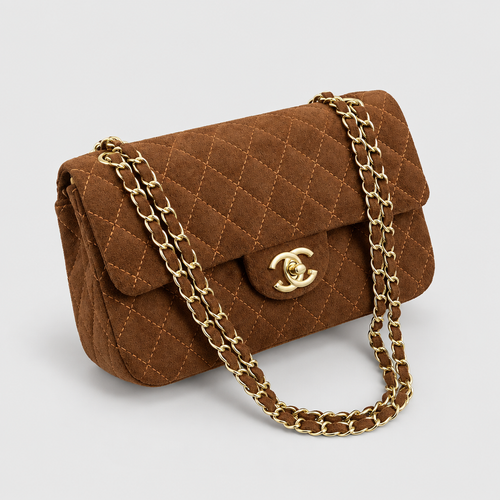 Retro Quilted Chain Crossbody Bag