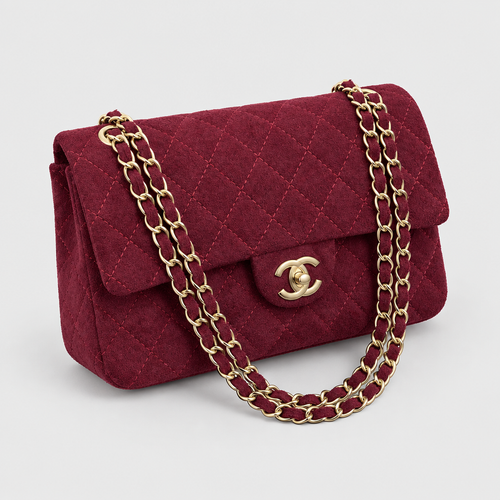 Retro Quilted Chain Crossbody Bag