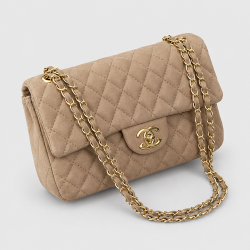 Retro Quilted Chain Crossbody Bag