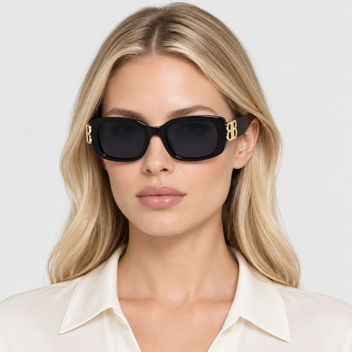 Double-B Rectangular Sunglasses