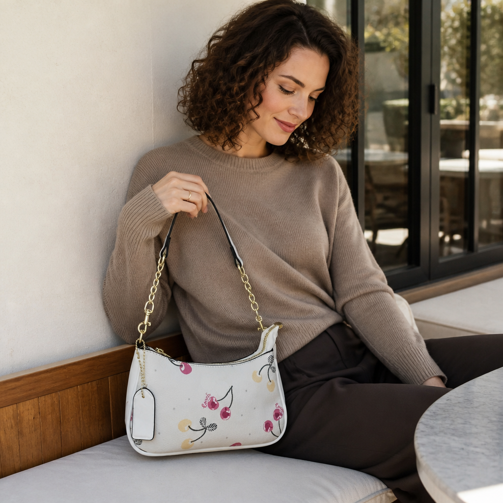 JT Sunday SOP Oct13 | Women's Fashion Chain Underarm Shoulder Bag | model-a-lifestyle | lifestyle model