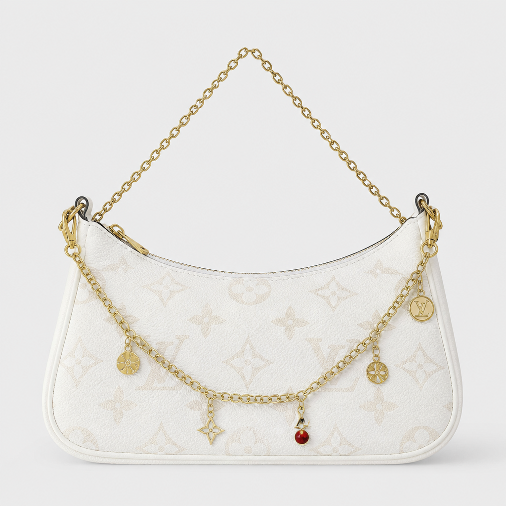 JT Sunday SOP Oct13 | Women's Letter Print Crescent Crossbody Shoulder Bag | front-006 | Off-White