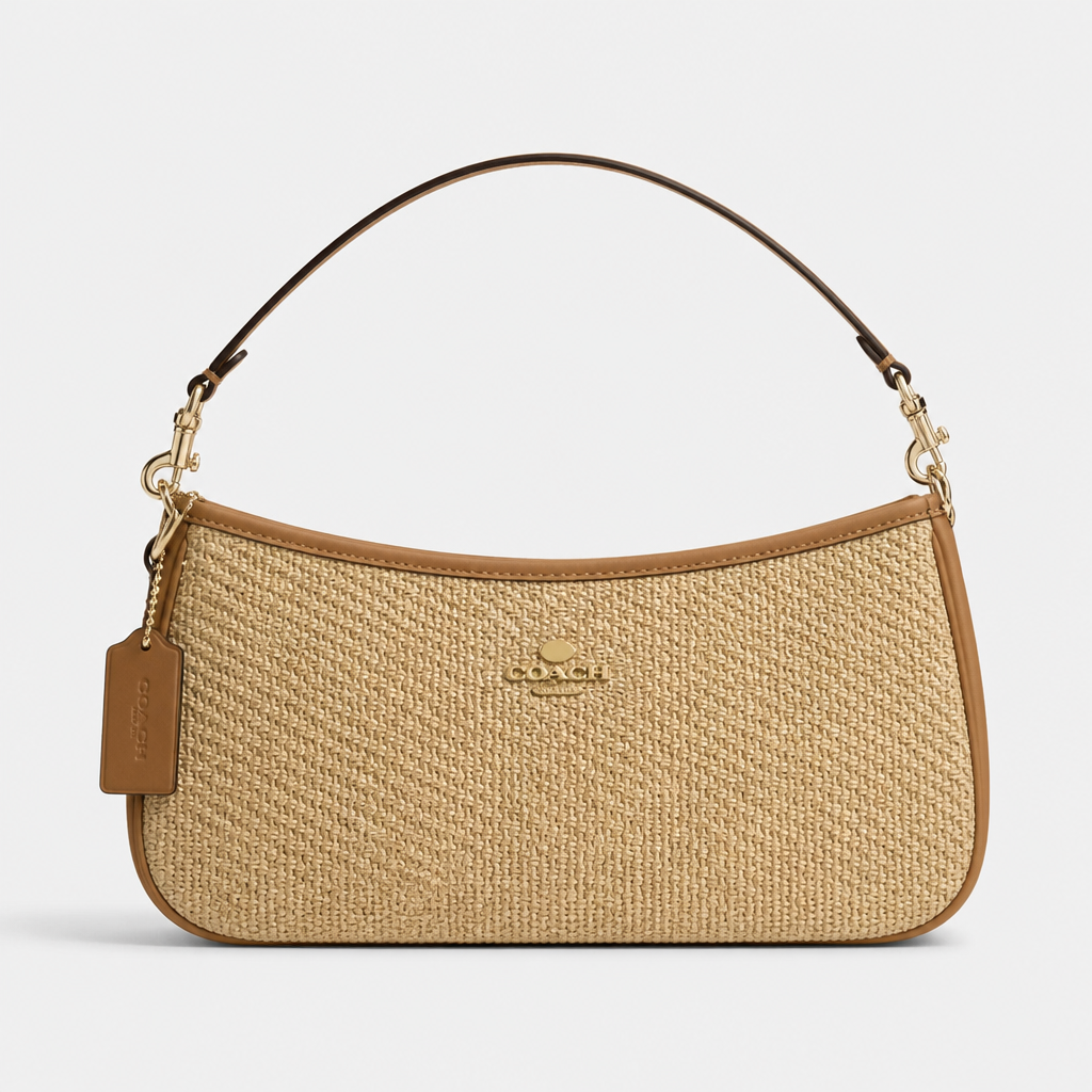 JT Sunday SOP Oct13 | Women's Classic Underarm One-Shoulder Bag | front-019 | Brown Textured Pattern