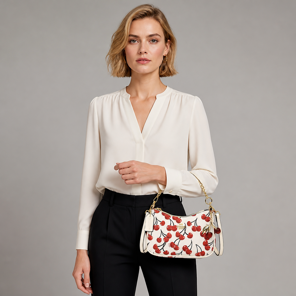 JT Sunday SOP Oct13 | Women's Stitching Chain Underarm Shoulder Bag | model-a-studio | studio model