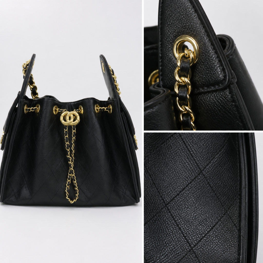 JT Sunday SOP Oct13 | Women's Diamond Quilted Chain Underarm Shoulder Bag | detail-collage | detail collage