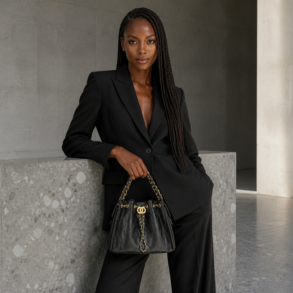 JT Sunday SOP Oct13 | Women's Diamond Quilted Chain Underarm Shoulder Bag | model-b-editorial | editorial model