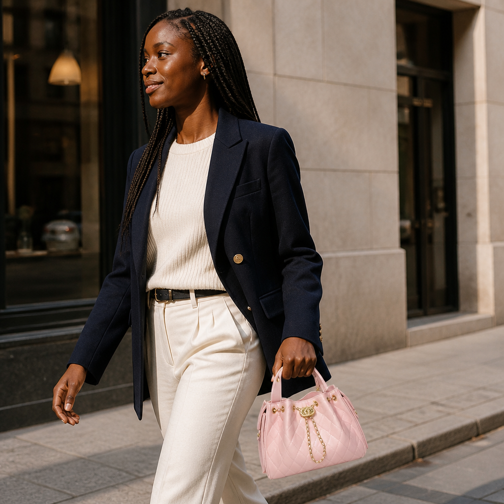 JT Sunday SOP Oct13 | Women's Diamond Quilted Chain Underarm Shoulder Bag | model-b-lifestyle | lifestyle model