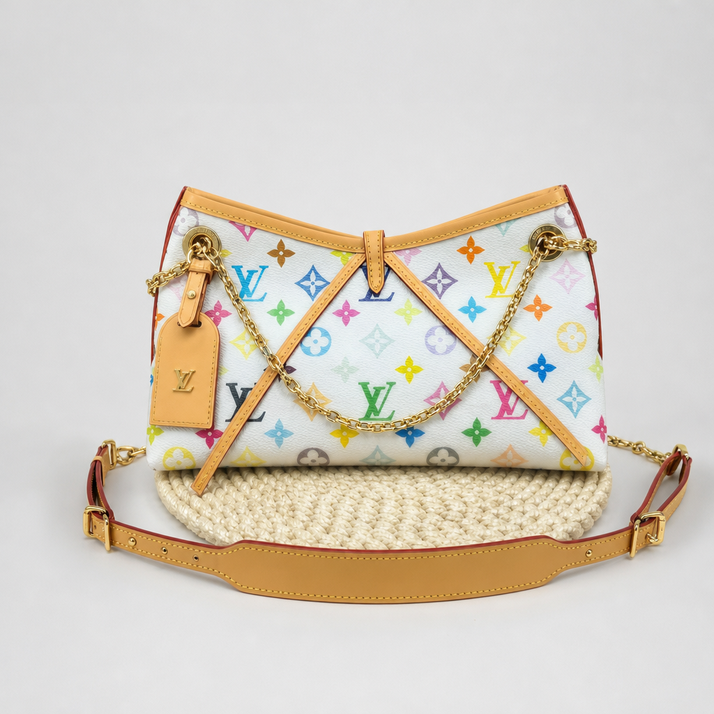 Multicolor Monogram Chain Shoulder Bag — variant 001