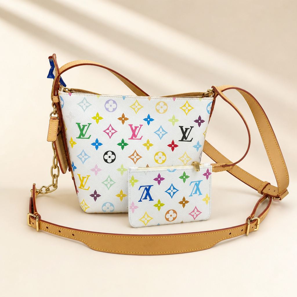 Multicolor Monogram Top Handle Bag — hero