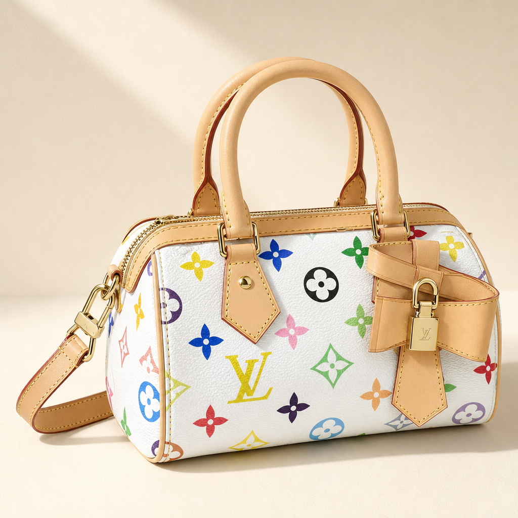 Mini Multicolor Monogram Satchel — hero