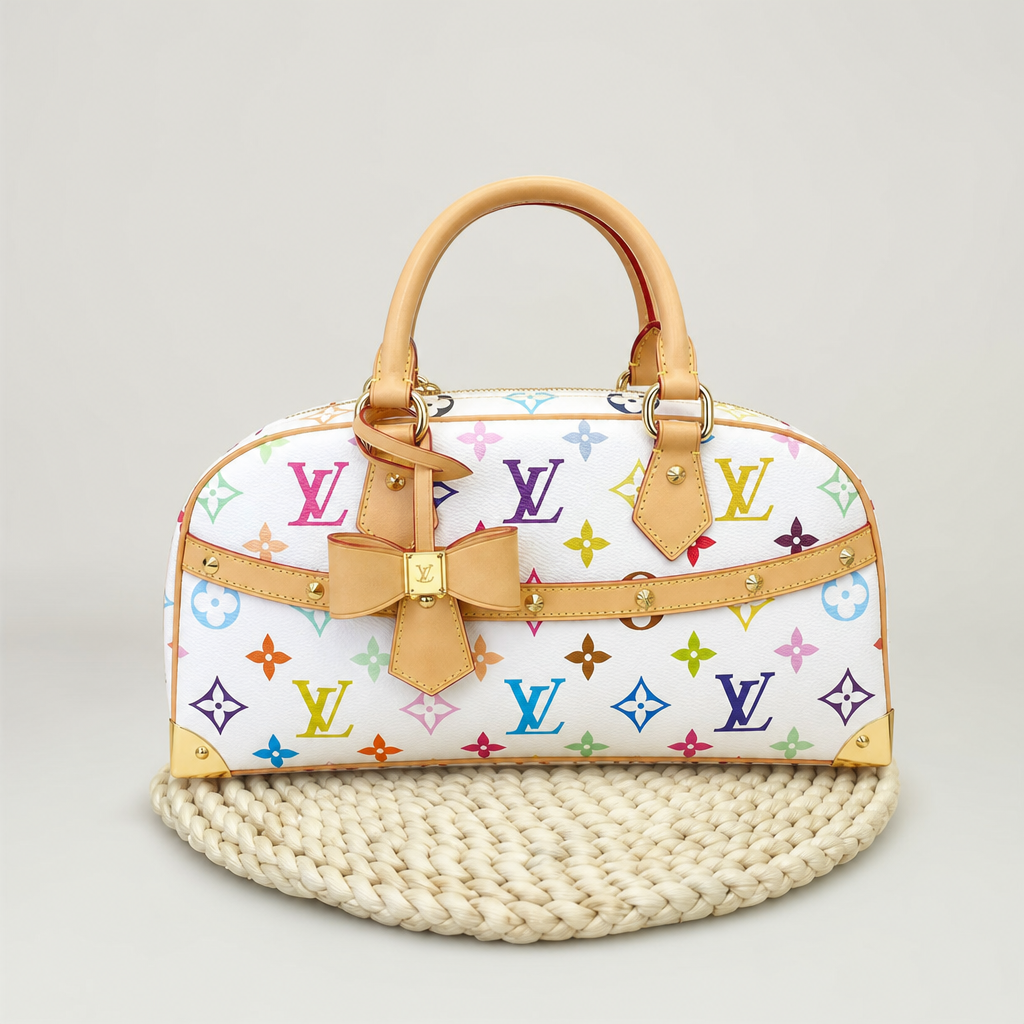 Multicolor Monogram Bowling Bag — detail