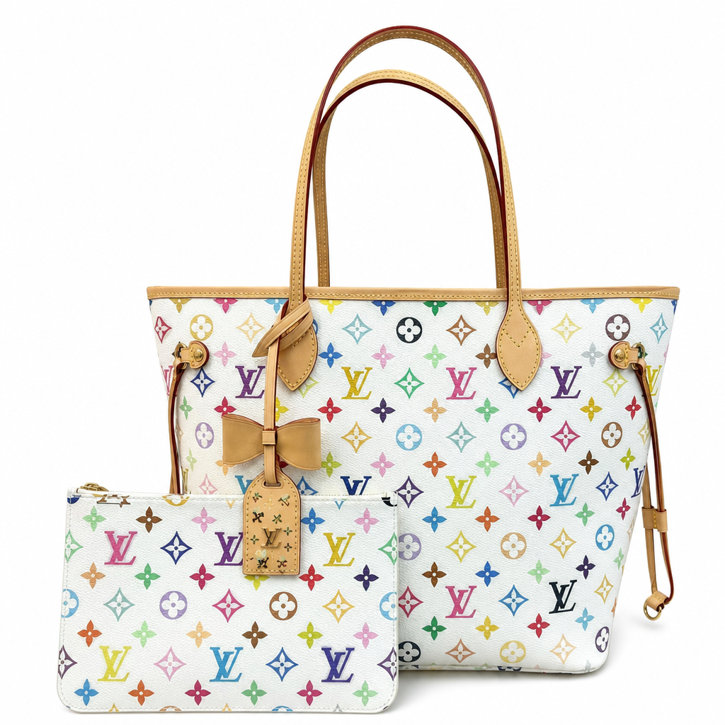 Multicolor Monogram Tote Bag — detail