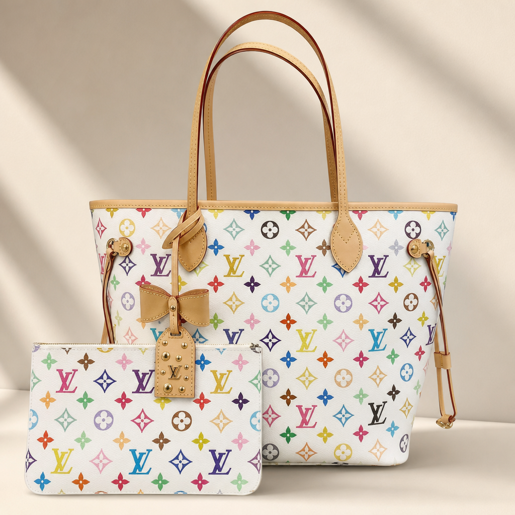 Multicolor Monogram Tote Bag — hero