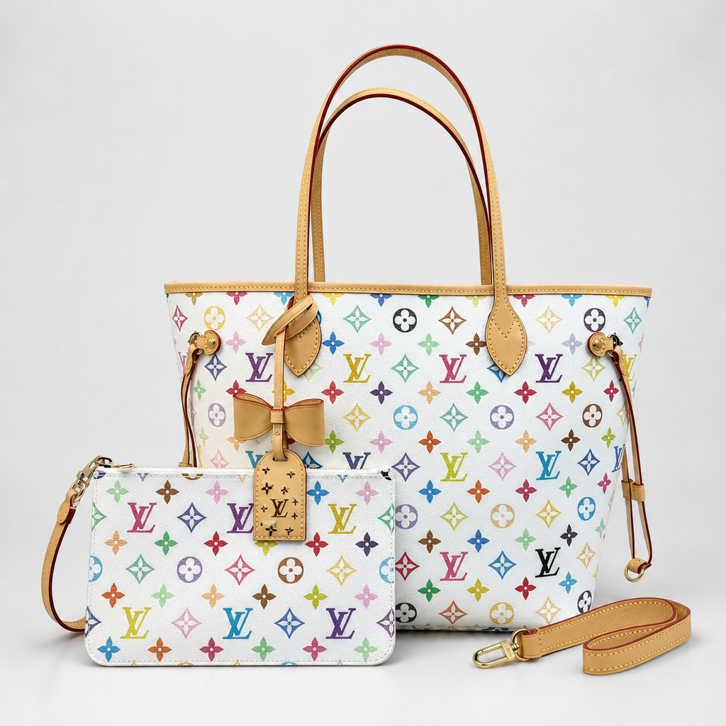 Multicolor Monogram Tote Bag — variant 001