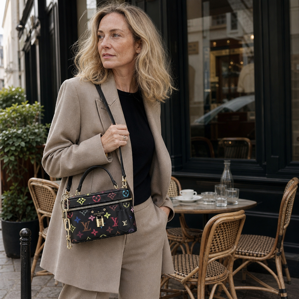 Monogram Vanity Case Shoulder Bag — lifestyle