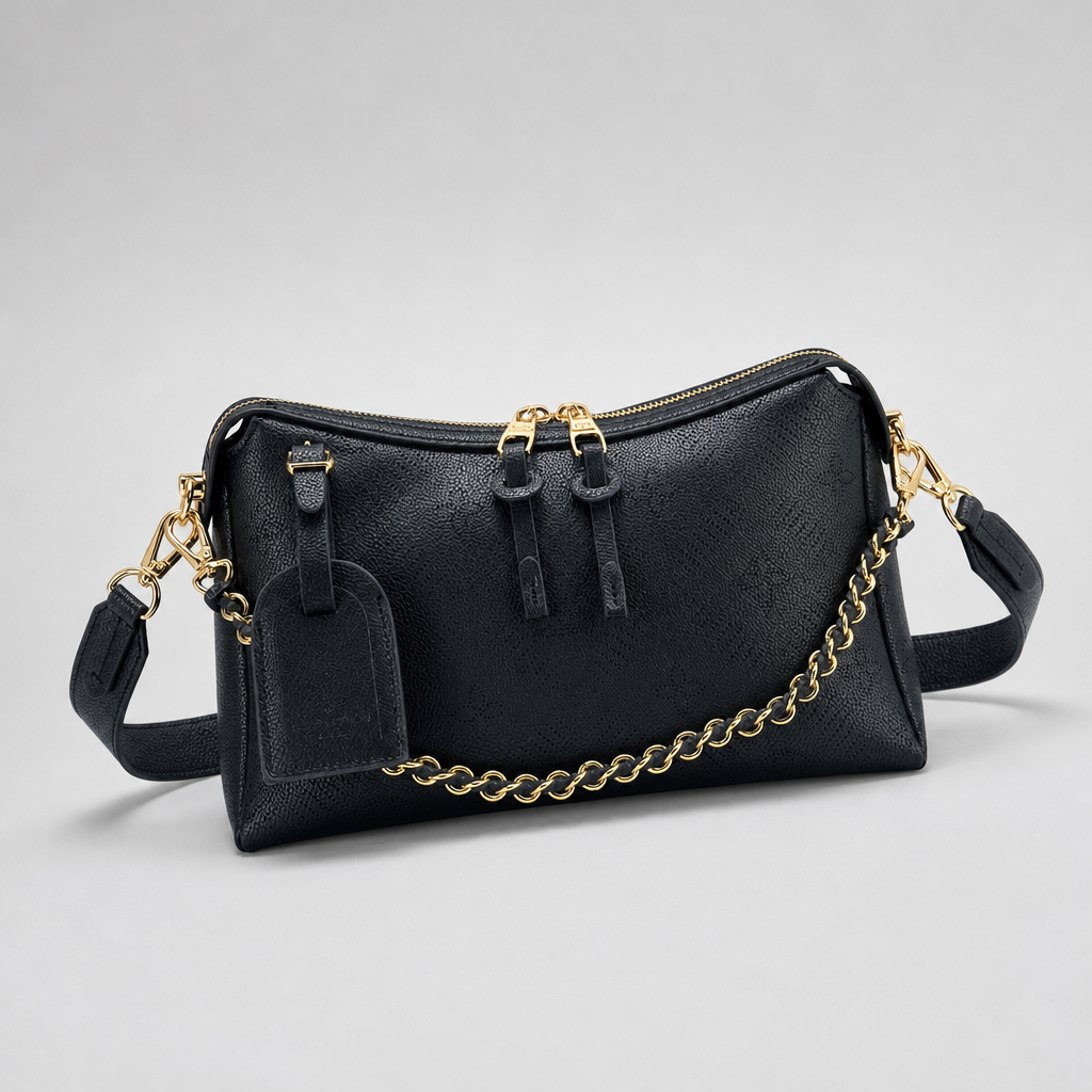 Chain-Trim Mini Barrel Bag — variant 003