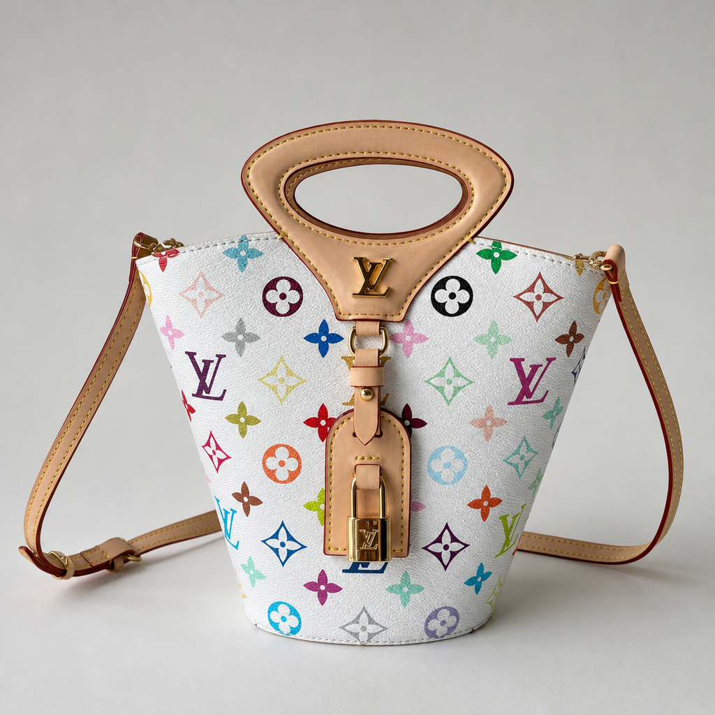Tapered Monogram Zip Shoulder Bag — variant 001