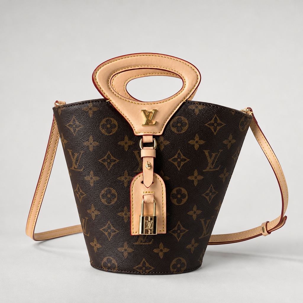 Tapered Monogram Zip Shoulder Bag — variant 003