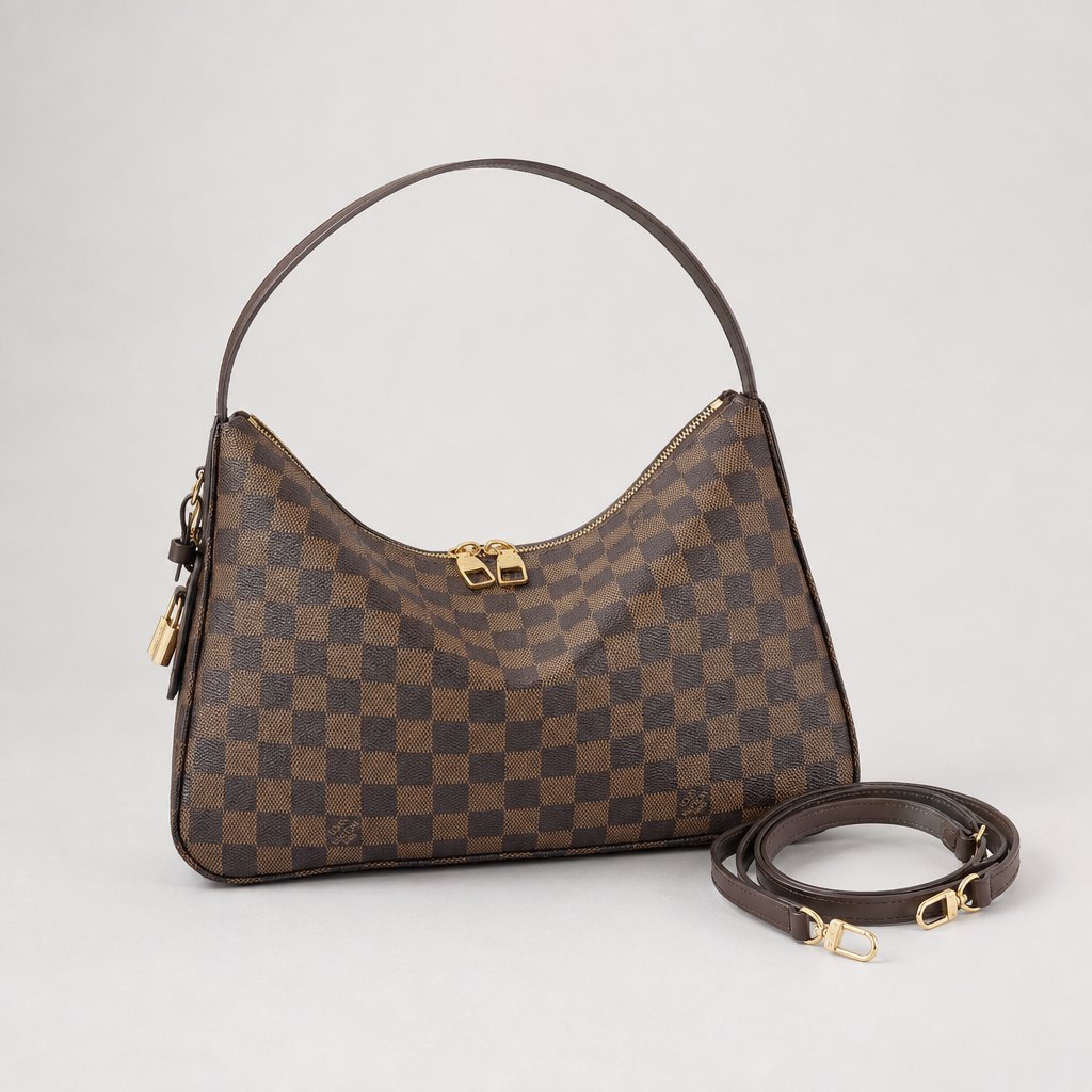 Zip-Top Crescent Shoulder Bag — variant 004