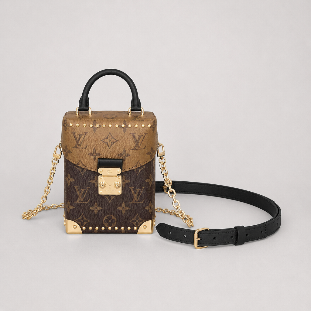 Monogram Lock-Flap Shoulder Bag — variant 001