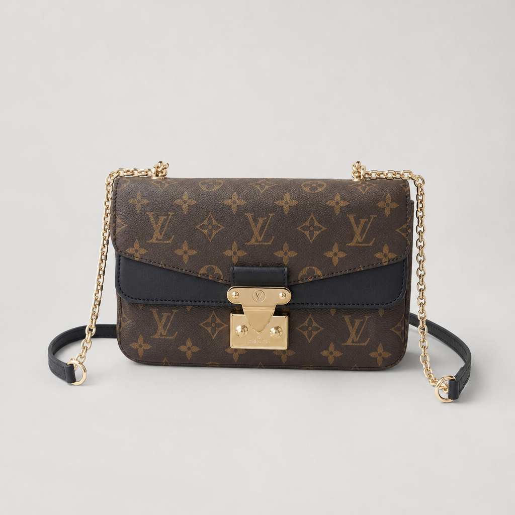 Monogram Lock-Flap Shoulder Bag — variant 002