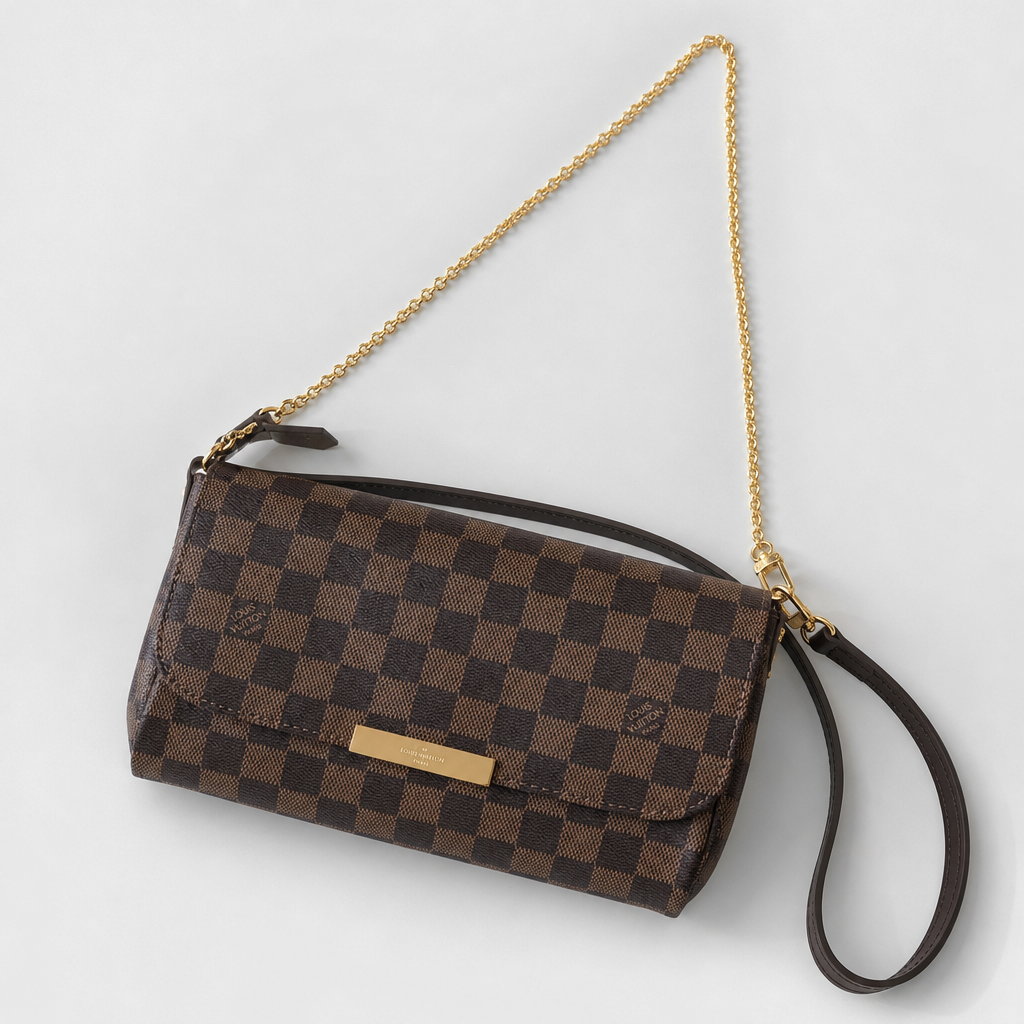Checker Flap Bag with Chain Strap — variant 003