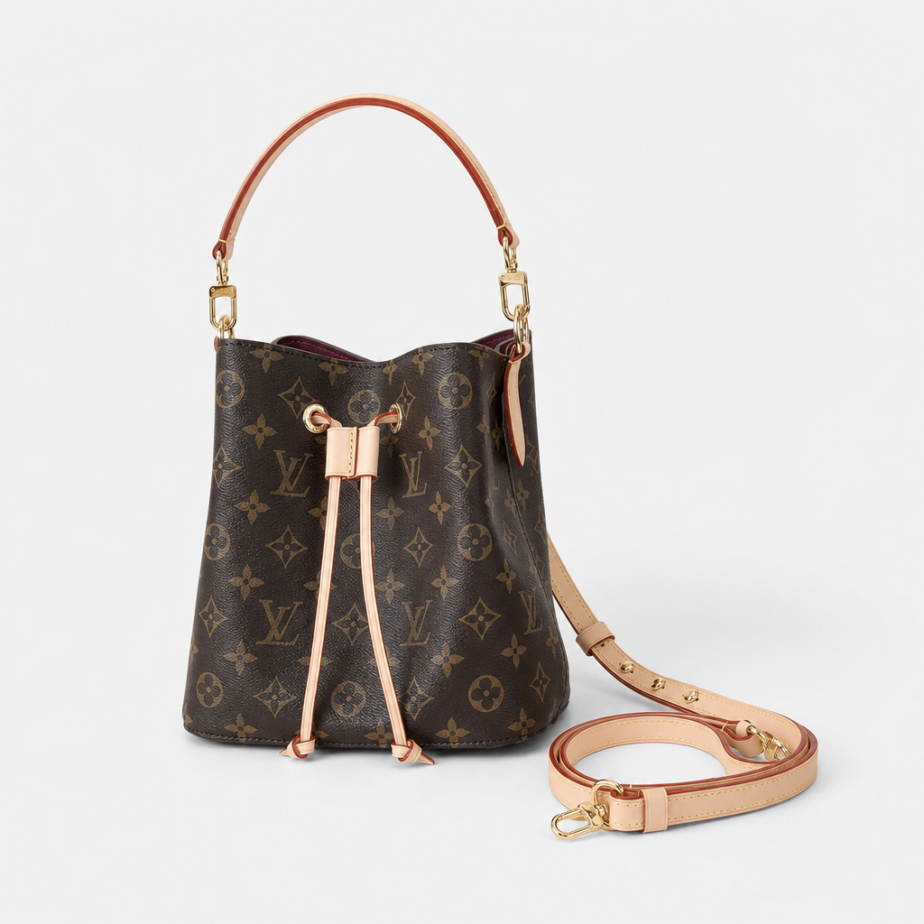 Monogram Crossbody Bag with Buckle Tab — variant 003