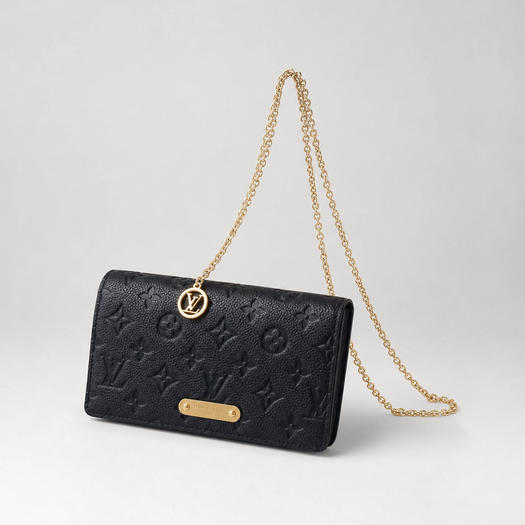 Monogram Chain Wallet Purse — variant 002