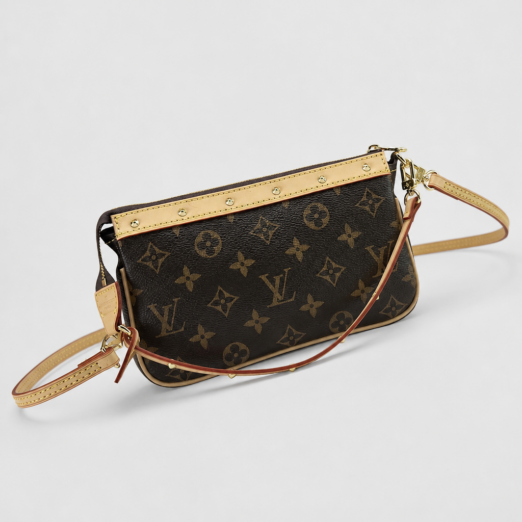 Compact Monogram Zip Shoulder Bag — variant 001