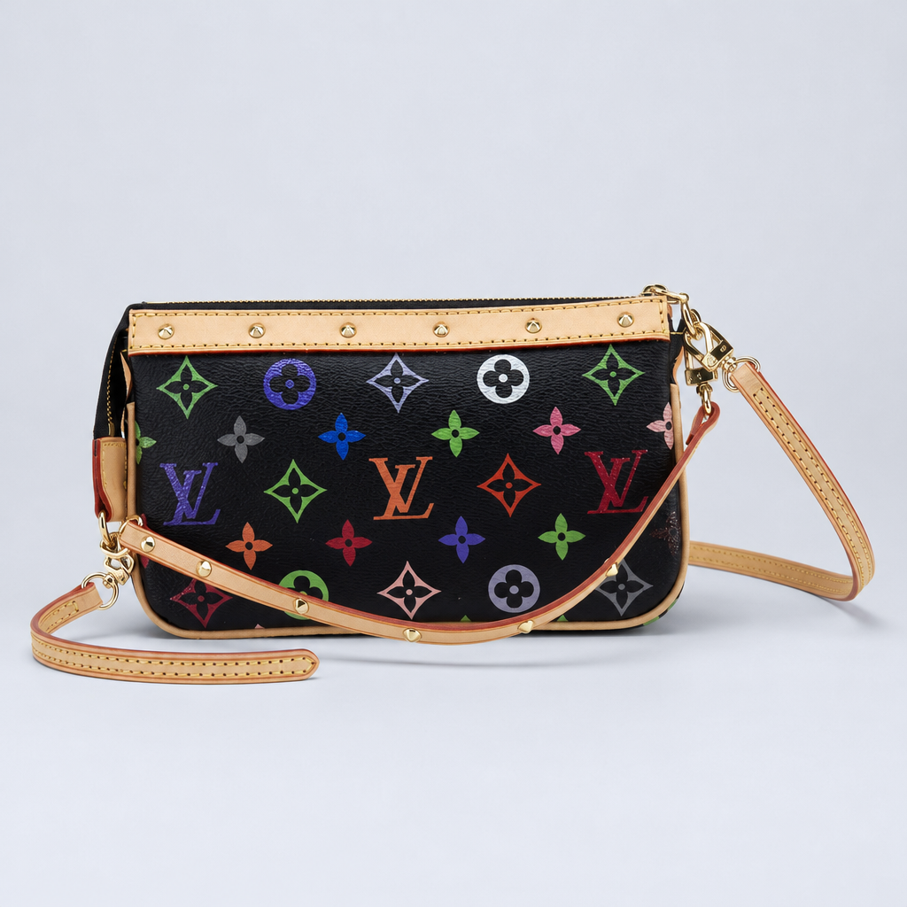 Compact Monogram Zip Shoulder Bag — variant 002