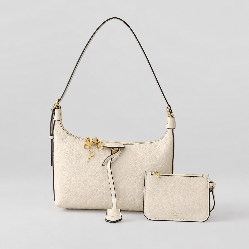 Monogram Shoulder Bag & Pouch Set — variant 003