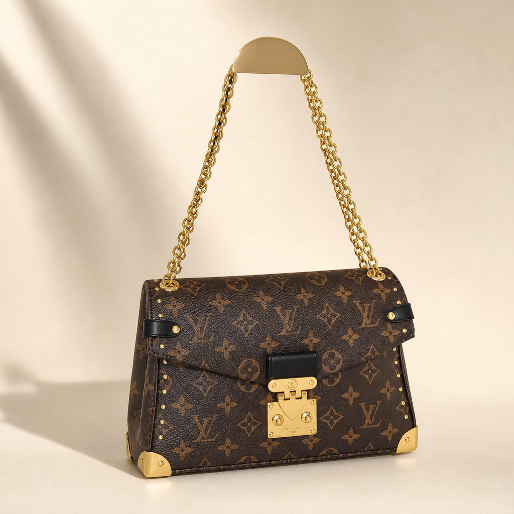 Monogram Chain Trunk Shoulder Bag — hero