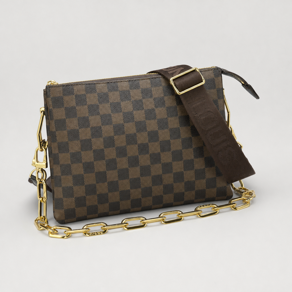 Zip Crossbody Bag with Chain Strap — variant 001