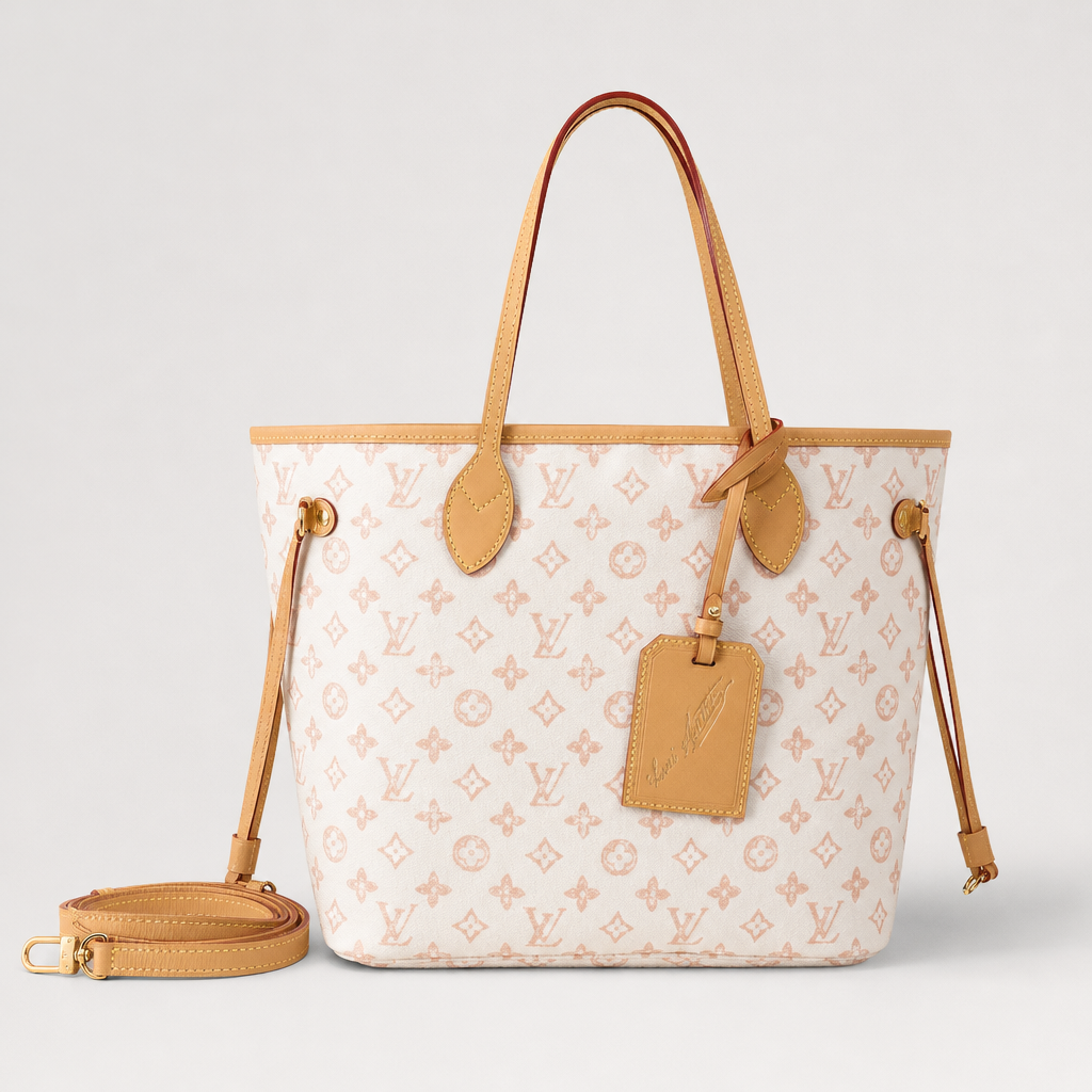 Diagonal-Trim Monogram Shoulder Bag — variant 005